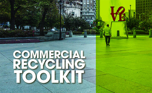Photo of the cover of Philadelphia's Commercial Recycling Toolkit